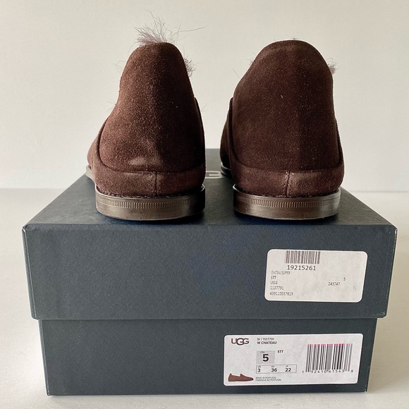 ✨New UGG Chateau Suede Shearling Lined Slippers - Picture 7 of 9